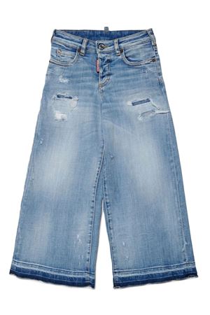 Blue Cotton Jeans DSQUARED KIDS | DQ0383D0A7KDQ01